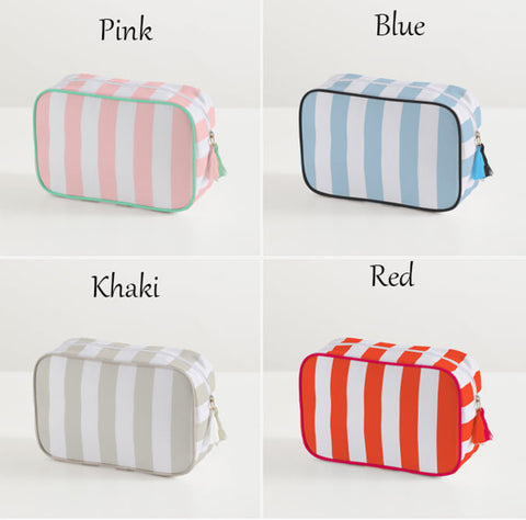 Stripes Cosmetic Bag