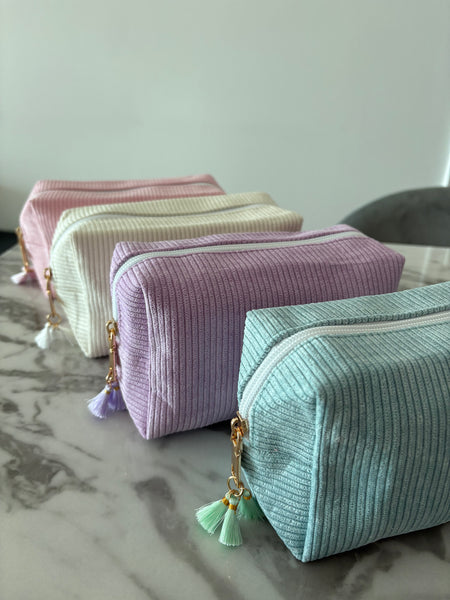Corduroy Cosmetic Bags