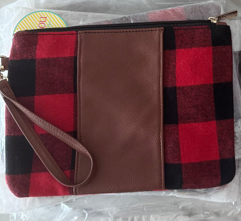checkered bag