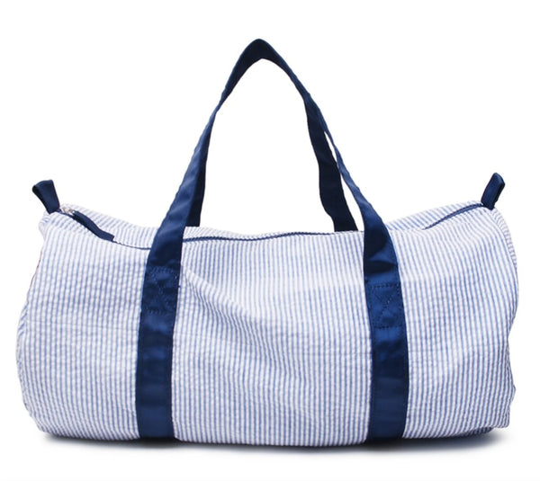 Seersucker Duffle Bag