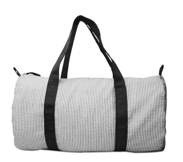 Seersucker Duffle Bag