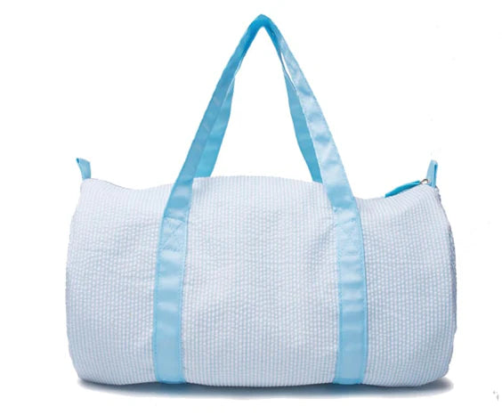 Seersucker Duffle Bag