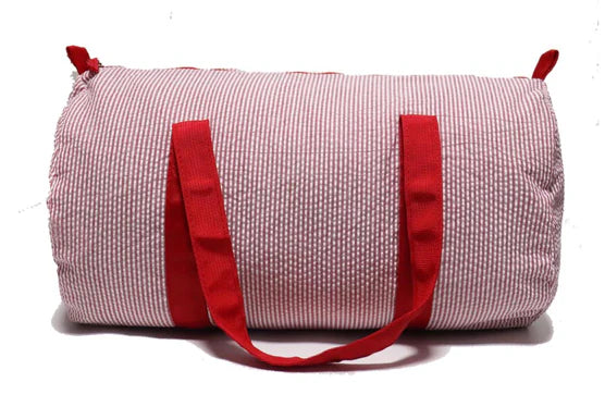 Seersucker Duffle Bag