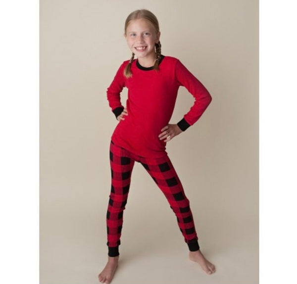 Personalized Christmas Pajamas, Personalized Buffalo Plaid Pajamas, Personalized Family Pajamas, Kids Buffalo Plaid Pajamas