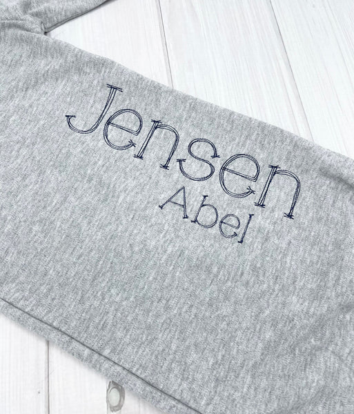 Personalized Newborn Coming Home Outfit, Custom Newborn Gown, Personalized Baby Boy Gown, Take Home Outfit, Baby Gifts, Infant Gown