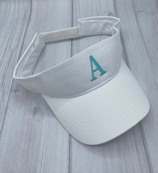 Monogrammed Adult Visor, Personalized Women Visor, Sun Visor, Game Day Visor