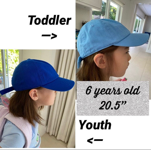 Monogram Kids Baseball Hat, Personalized Youth Baseball Hat, Baby Baseball Cap, Toddler Hats