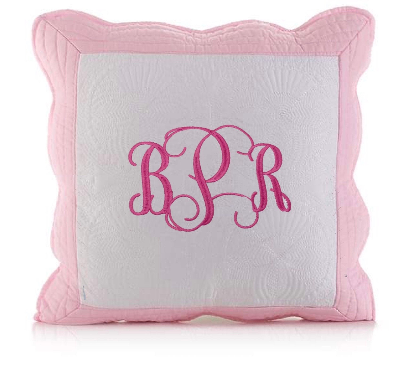 Personalized baby heirloom pillow sham