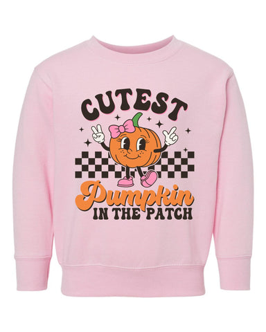 Cutest Pumpkin Sweatshirt, Pumpkin Kids Sweatshirt, Coolest Pumpkin Toddler Sweatshirt, Toddler Halloween Shirt, Kids Fall Sweatshirt