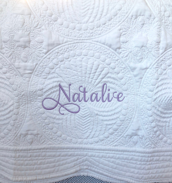 Personalized Baby Quilt Blanket, Monogrammed Baby Quilt Blanket, Personalized Baby Shower Gift, Baby Crib Blanket