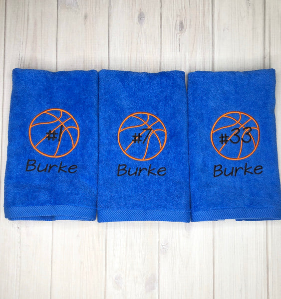 Personalized Basketball Towel