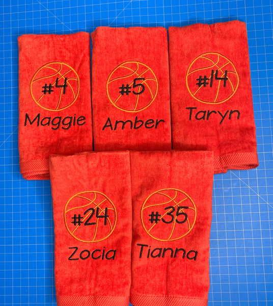 Personalized Basketball Towel