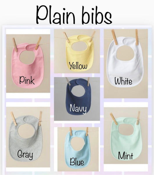 Monogrammed Baby Bib, Personalized Baby Bib, Baby Shower Gift, Personalized Baby Girl Bib, Baby Girl Gift