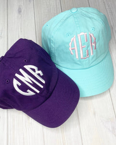 Monogrammed Kids Baseball Hat