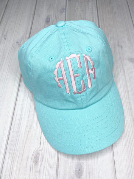 Monogrammed Kids Baseball Hat