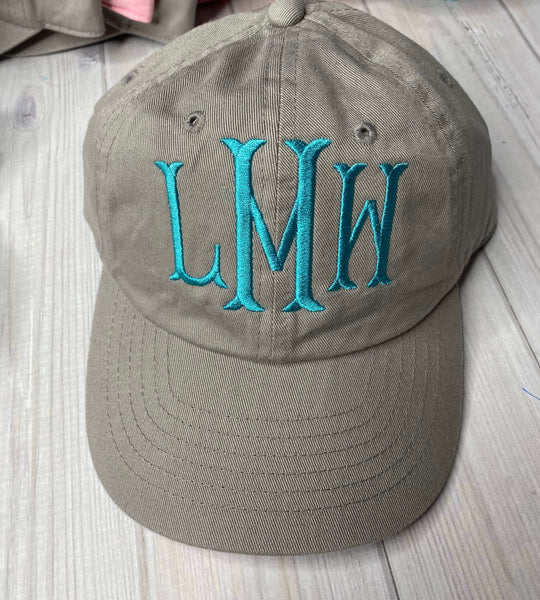 Monogrammed Adult Vintage Baseball Hat