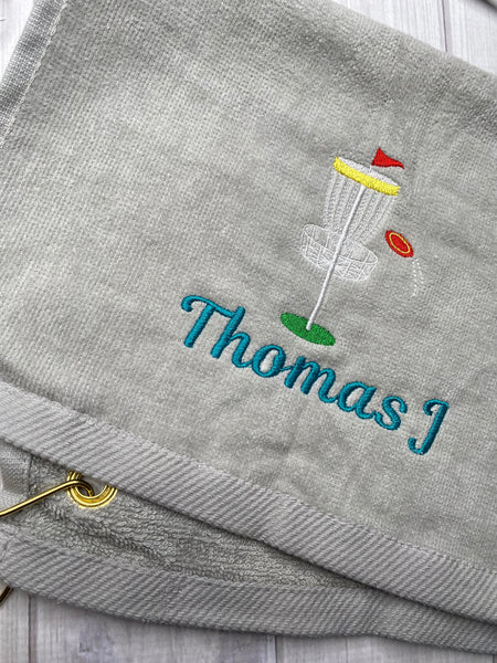 Personalized Disc Golf Towel