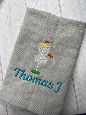 Personalized Disc Golf Towel