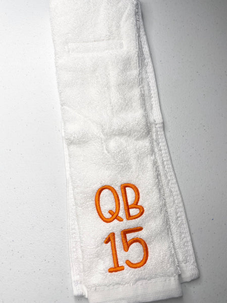 Personalized Quarterback Football Towel