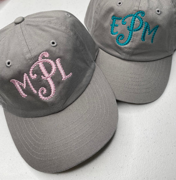 Monogrammed Kids Baseball Hat