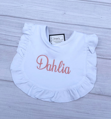 Embroidered Baby Bib