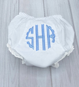 Monogrammed Baby Bloomers, Personalized Diaper Cover, Personalized Baby Bloomers, Baby Shower Gift, Monogrammed Diaper Cover