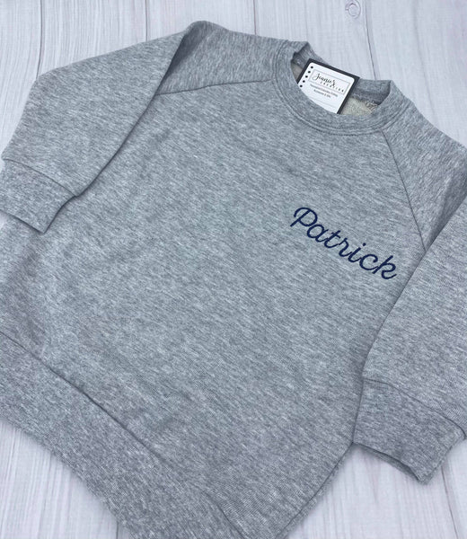 Personalized Kids Sweatshirt, Monogrammed Kids Sweatshirt, Toddler Sweatshirt, Kids monogram sweater